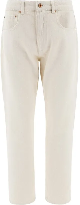 Aspesi MId Rise Corduroy Straight-Leg Trousers