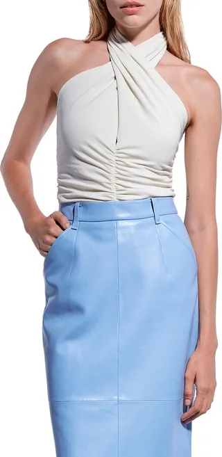 Catherine Crossover Halter Top