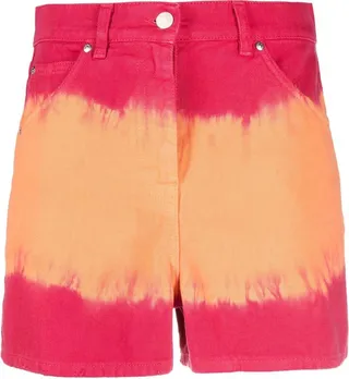 Tie-Dye Denim Shorts