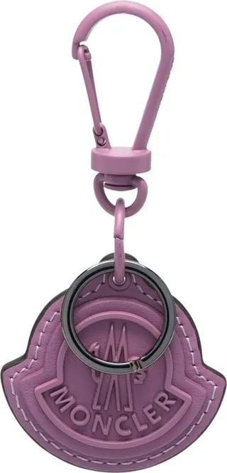 Embossed-Logo Keyring