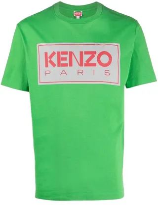 logo-print round-neck T-shirt