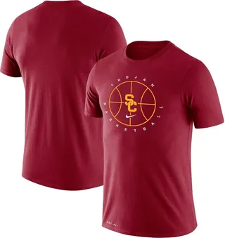 Men's Nike Cardinal Usc Trojans Basketball Icon Legend Performance T-shirt