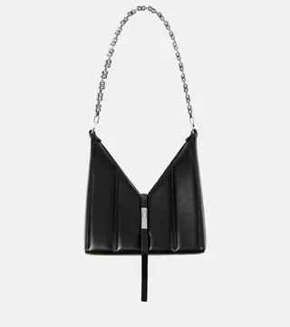Cut Out Mini leather shoulder bag