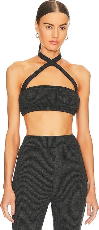 Tie Halter Bra Top