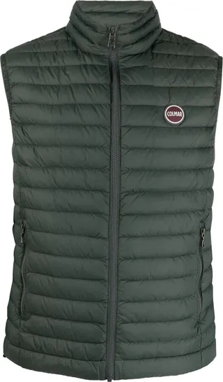 High-Neck Padded Gilet