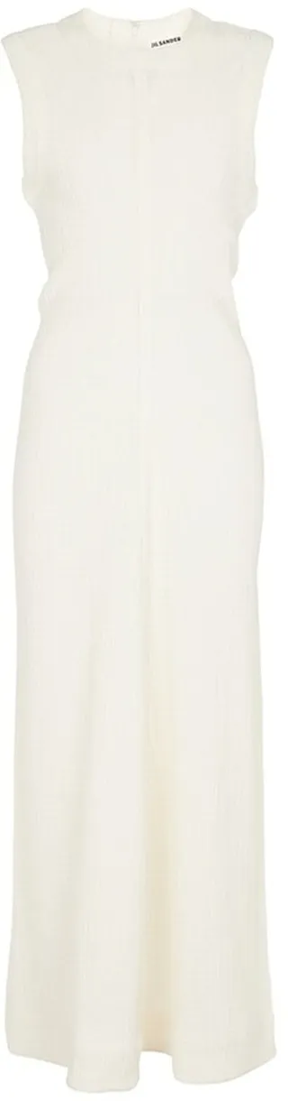 Cotton-blend maxi dress