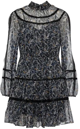 Rahla silk-blend mini dress