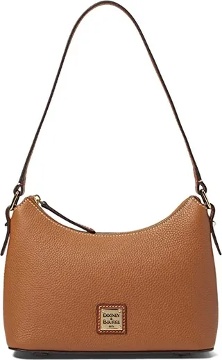 Dooney & Bourke Pebble Baguette (Caramel) Handbags