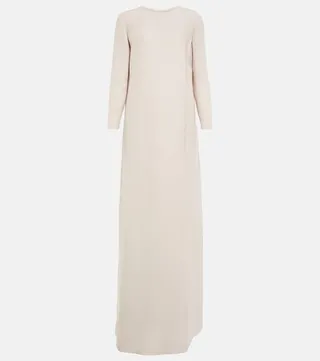 Stefos wool and silk gown
