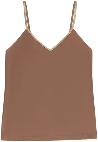 Happy Seams Metallic Trim Camisole