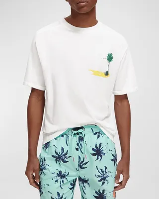 Men's Sporty Artwork T-Shirt