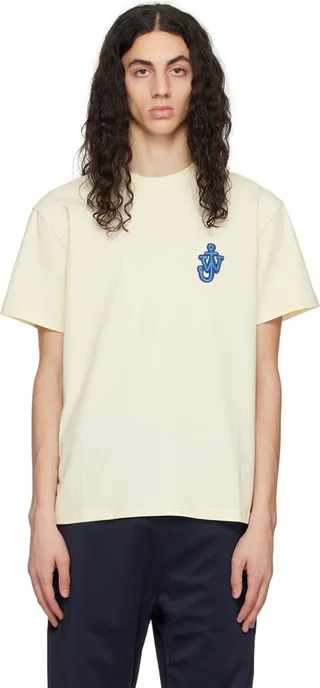 JW Anderson Yellow Anchor Patch T-Shirt