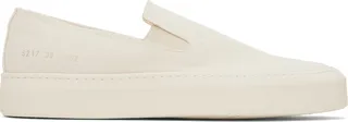 Common Projects Off-White Slip On Sneakers