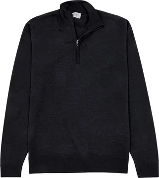 John Smedley Tapton Half-zip Wool Jumper