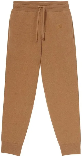 Monogram Cashmere Track Pants