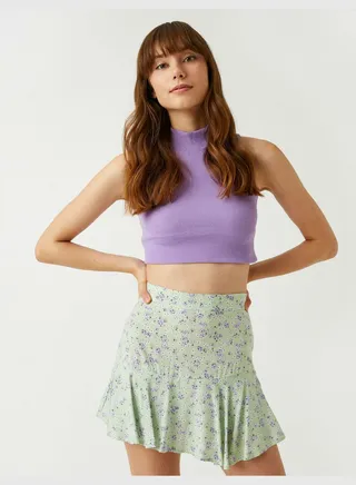 Floral Skirt Mini