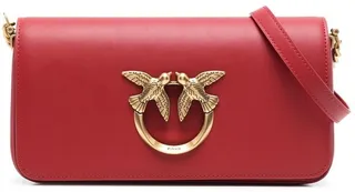 Logo-Plaque Crossbody Bag