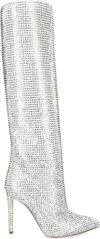 Paris Texas Embellished Holly Knee-High Boots 105
