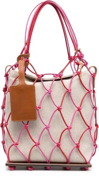 Interwoven-Design Tote Bag