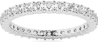 Build Your Own Collection 14K White Gold & Lab Grown Round Diamond Eternity Band