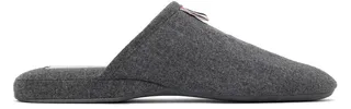Thom Browne Grey 4-Bar Slipper