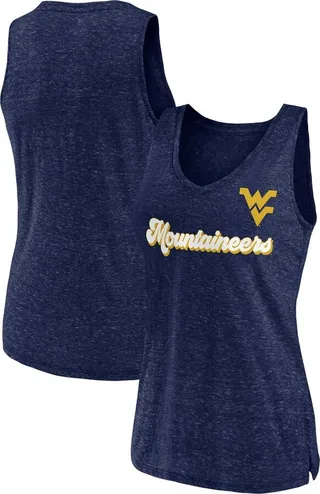 NCAA West Virginia Mountaineers Women's V-Neck Tank Top - S