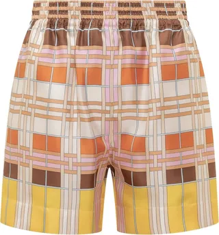 Burberry All-Over Printed Elasticated-Waist Shorts