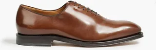 Carmelo glossed-leather Oxford shoes