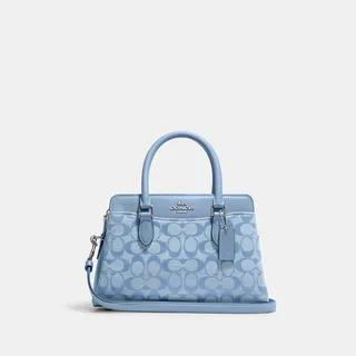 Mini Darcie Carryall In Signature Chambray
