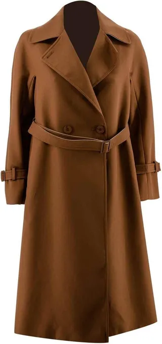 's Belted Waist Trench Coat