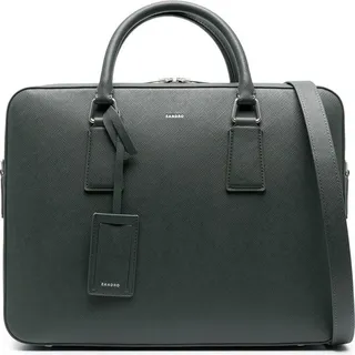 large Downtown leather briefcase