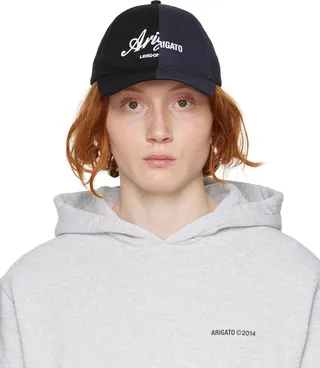 Axel Arigato Black & Navy Sync Cap