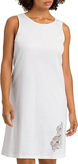 Hanro Paola Lace Trim Sleeveless Nightgown