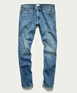 Slim Fit Stretch Jean in Medium Indigo Wash