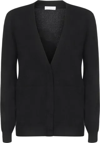 Brunello Cucinelli Buttoned V-Neck Cardigan