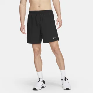 Nike Men's Challenger Dri-FIT 7" Brief-Lined Running Shorts in Black