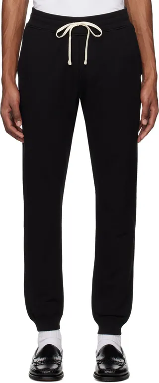 Reigning Champ Black Midweight Slim Sweatpants