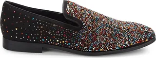 P-Lucien Embellished Velvet Loafers