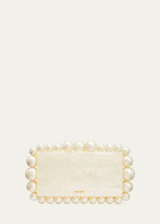 Eos Pearly Acrylic Clutch Bag