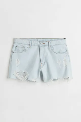 90's Boyfriend Low Denim Shorts