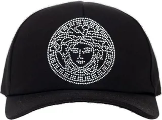 Versace Medusa Embellished Baseball Cap