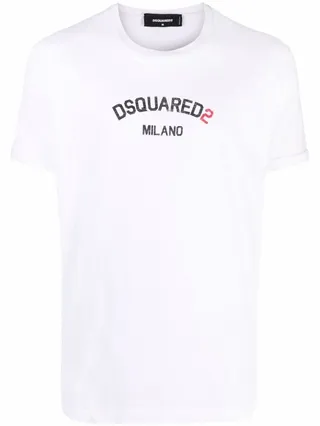logo-print cotton T-shirt