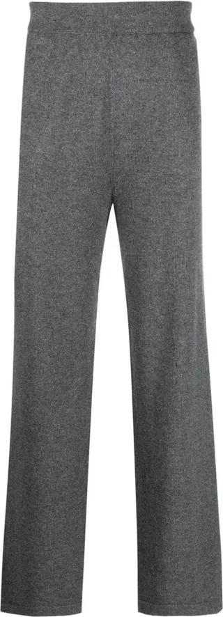 Straight-Leg Cut Trousers
