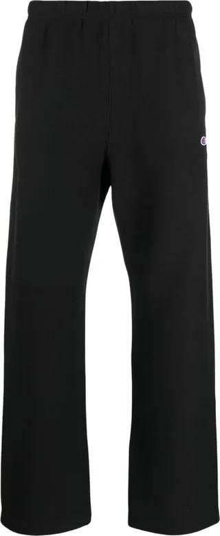 Logo-Patch Wide-Leg Track Pants