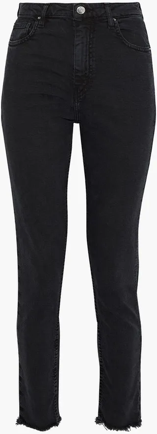 Thila frayed high-rise skinny jeans