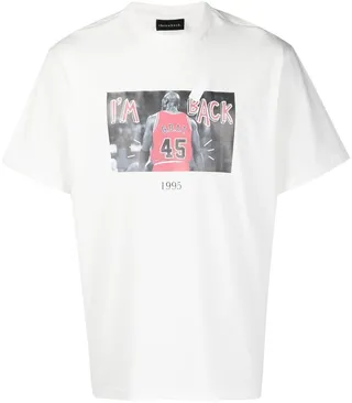 I'm Back basketball print T-shirt