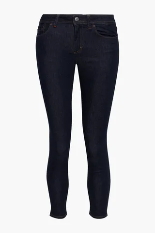 Climb cropped mid-rise skinny jeans