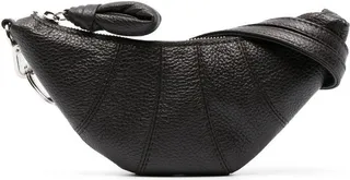 Croissant leather mini bag