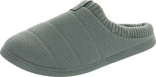 Mens Knit Slip On Slide Slippers