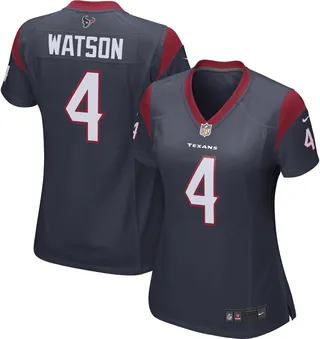 Women's Deshaun Watson Houston Texans Nike Women's Player Game Jersey - Navy